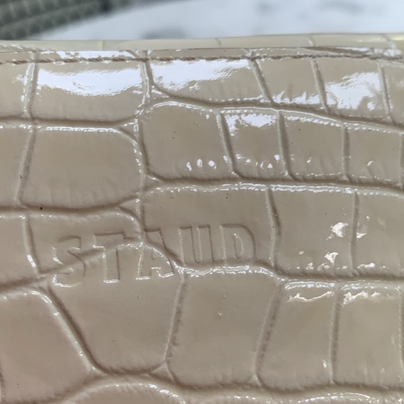 Staud Mini Shirley Embossed Animal Bag Small - Picture 11 of 15